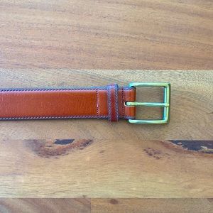 Leather belt